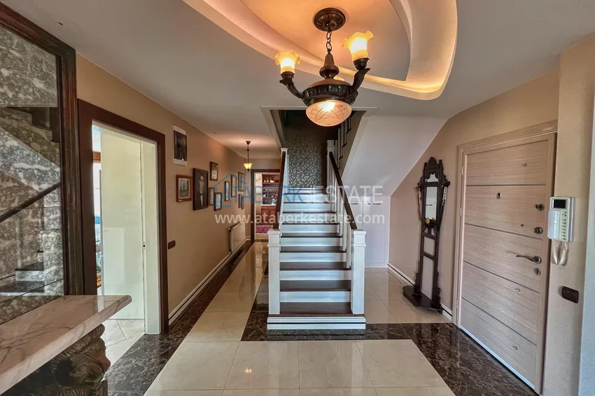 Kupuj  Panoramiczny duplex 5+1 z oddzielną kuchnią w centrum Alanyi, Bektash - odpowiedni dla obywatelstwa 2 