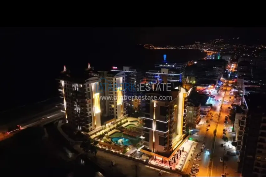 Przestronny apartament pod klucz 2+1 w kompleksie premium na pierwszej linii — Alanya, dzielnica Mahmutlar 6 