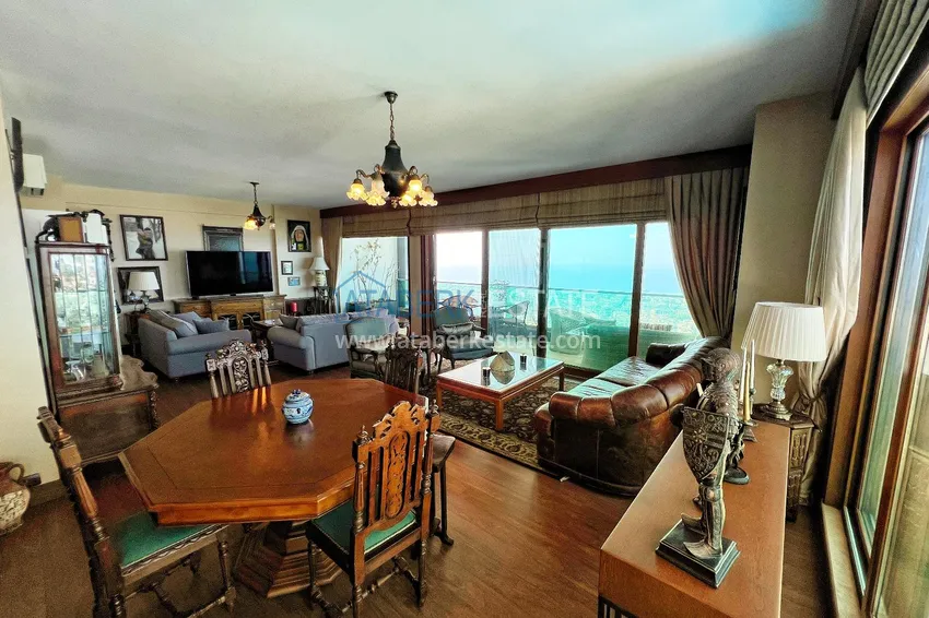 Kupuj  Panoramiczny duplex 5+1 z oddzielną kuchnią w centrum Alanyi, Bektash - odpowiedni dla obywatelstwa 6 