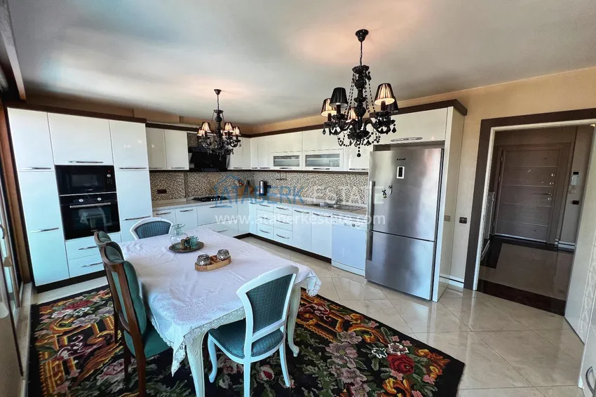 Kupuj  Panoramiczny duplex 5+1 z oddzielną kuchnią w centrum Alanyi, Bektash - odpowiedni dla obywatelstwa 8 