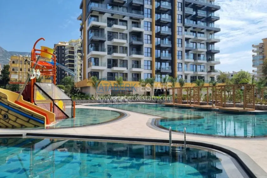 Przestronny apartament pod klucz 2+1 w kompleksie premium na pierwszej linii — Alanya, dzielnica Mahmutlar 10 
