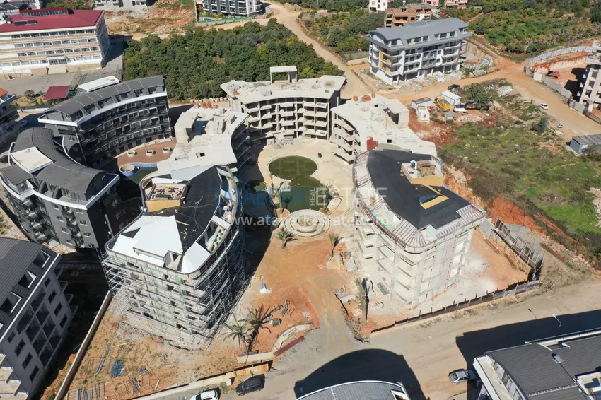 Zdjęcie -  Nowy projekt inwestycyjny dla kompleksu mieszkalnego w Górnej Oba, Alanya 8 