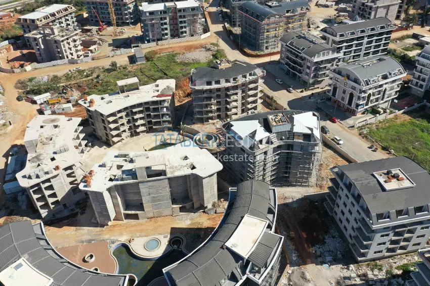 Zdjęcie -  Nowy projekt inwestycyjny dla kompleksu mieszkalnego w Górnej Oba, Alanya 11 