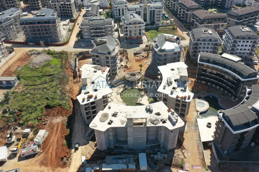 Zdjęcie -  Nowy projekt inwestycyjny dla kompleksu mieszkalnego w Górnej Oba, Alanya 12 