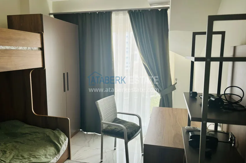 Kupuj  Dwupoziomowy penthouse 4+1 w ultra-luksusowym kompleksie z prywatną plażą — Alanya, Kestel 17 