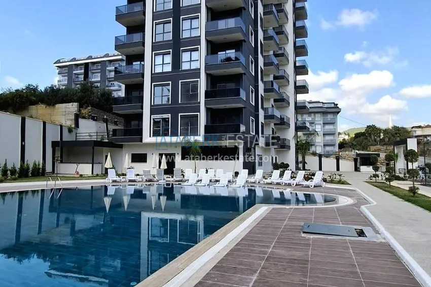 Jednopokojowe mieszkanie w nowoczesnym kompleksie - dzielnica Avsallar, Alanya 1 