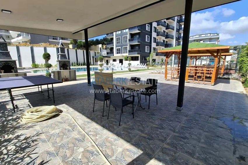 Jednopokojowe mieszkanie w nowoczesnym kompleksie - dzielnica Avsallar, Alanya 7 