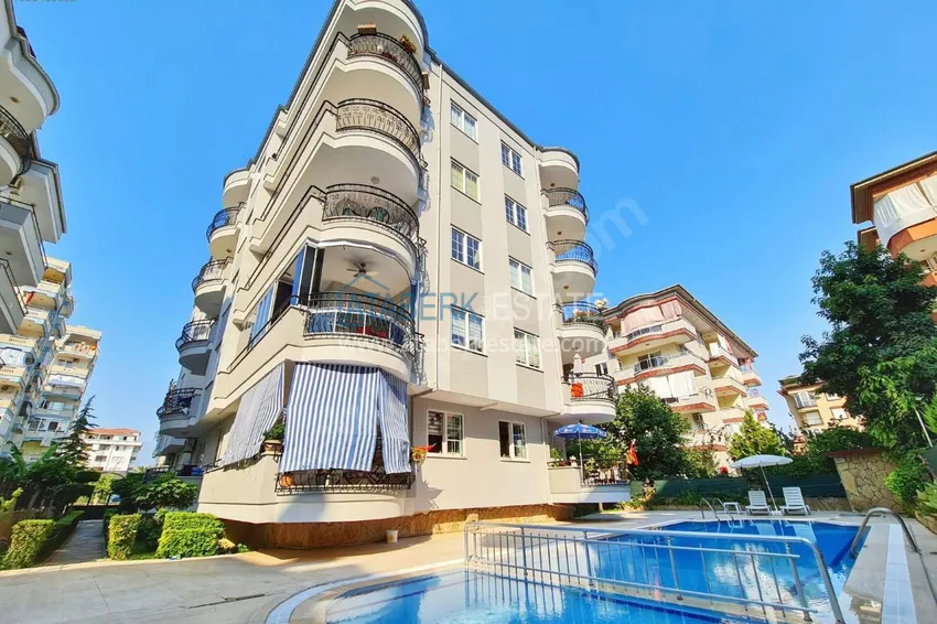 Trzypokojowe mieszkanie pod klucz - nowe meble, odnowione, Alanya, dzielnica Oba 7 