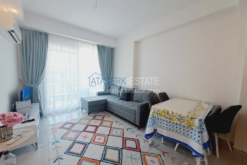 Kupuj  Apartament z jedną sypialnią w komfortowej rezydencji w Alanyi, Avsallar. Nadaje się do wynajmu krótkoterminowego  2 