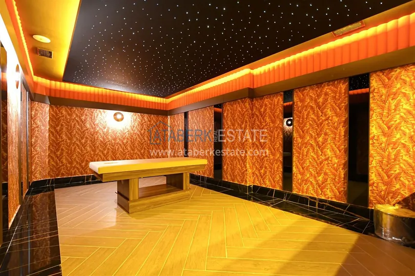 Apartament 1+1 z wysokiej jakości wykończeniami w kompleksie premium — Tosmur, Alanya 10 