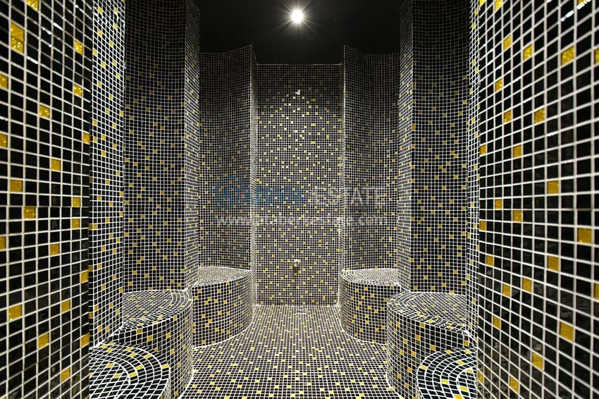 Umeblowany apartament z widokiem na morze w kompleksie premium — Tosmur, Alanya 16 