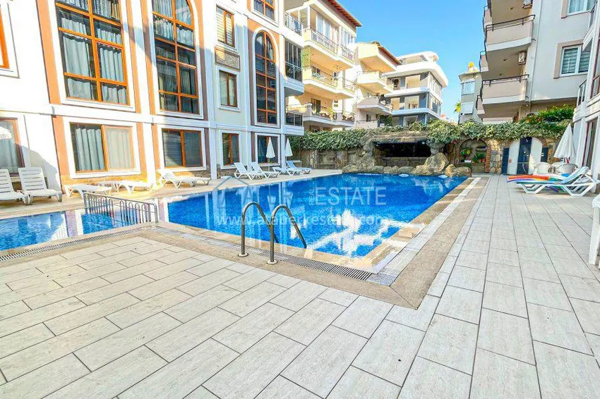 Przytulne umeblowane mieszkanie 2+1 350 metrów od morza - dzielnica Oba, Alanya  2 