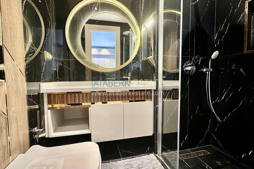 Kupuj  Umeblowany apartament z widokiem na morze w kompleksie premium — Tosmur, Alanya 4 