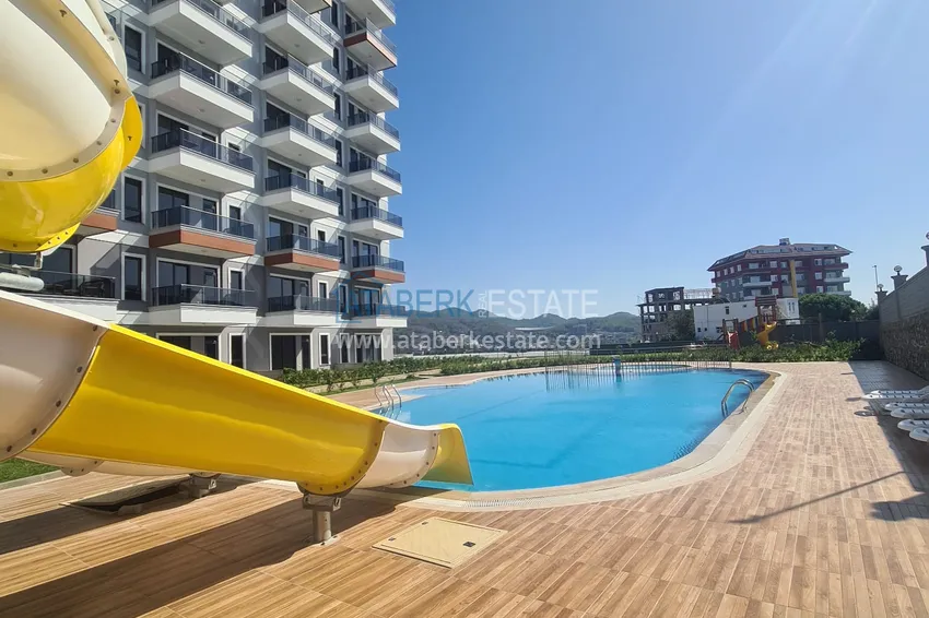 Dobrze wykończony apartament z jedną sypialnią w Demirtas, Alanya 10 