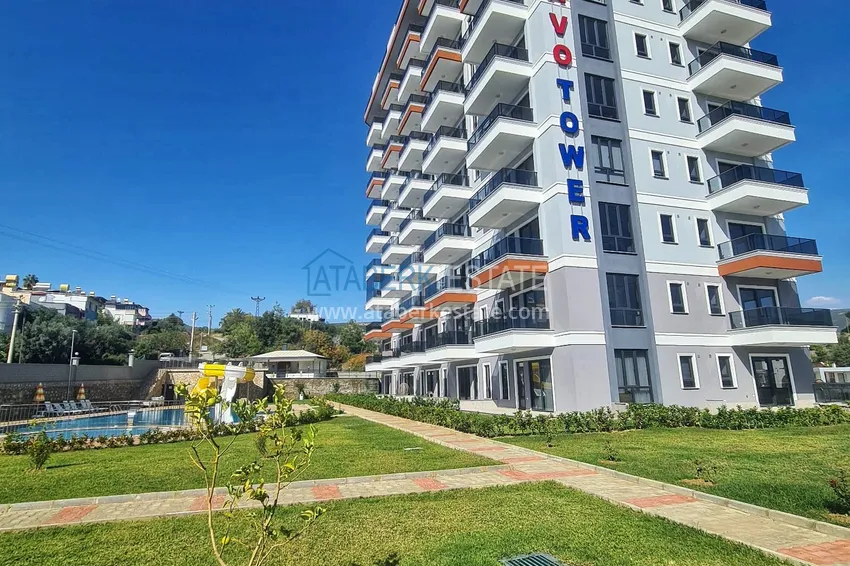 Dobrze wykończony apartament z jedną sypialnią w Demirtas, Alanya 11 