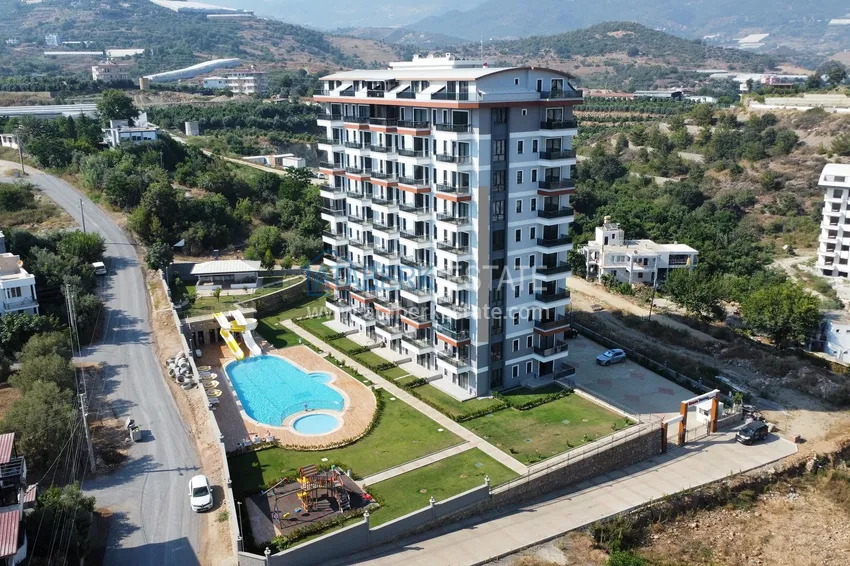 Dobrze wykończony apartament z jedną sypialnią w Demirtas, Alanya 1 
