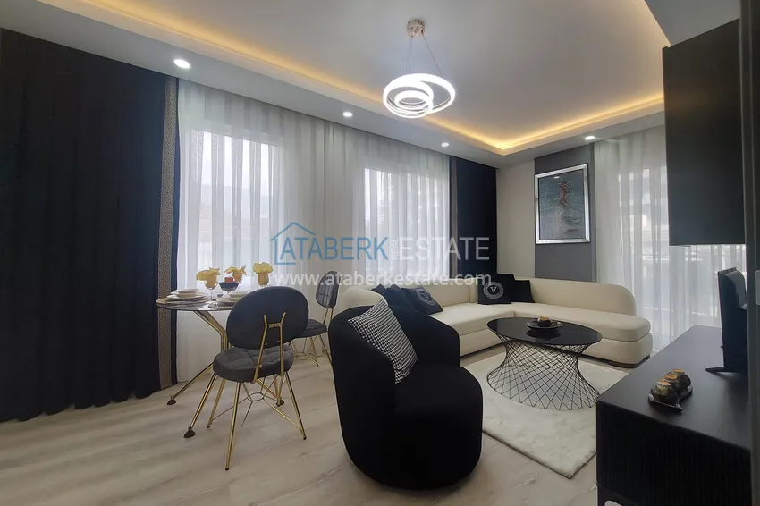 Kupuj  Umeblowane mieszkanie z dwiema sypialniami w przytulnym kompleksie — Alanya, dzielnica Mahmutlar 4 