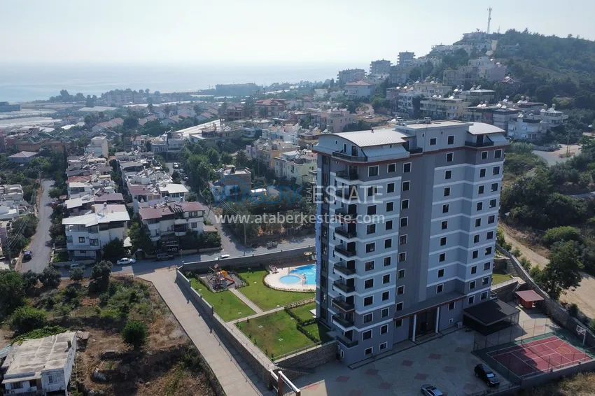 Dobrze wykończony apartament z jedną sypialnią w Demirtas, Alanya 4 