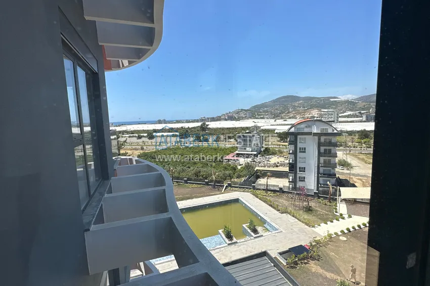 Kupuj  Apartament 1+1 z widokiem na morze i doskonałym wykończeniem w nowym kompleksie - Alanya, dzielnica Demirtas 13 