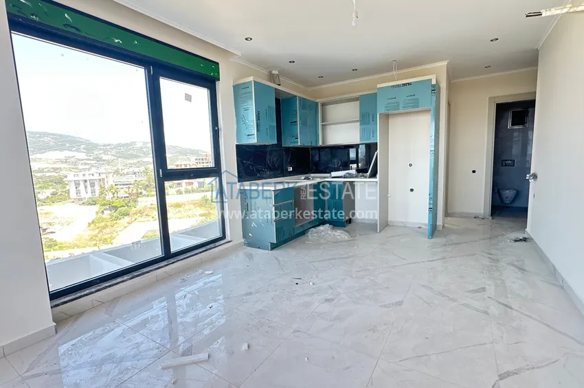 Kupuj  Apartament 1+1 z widokiem na morze i doskonałym wykończeniem w nowym kompleksie - Alanya, dzielnica Demirtas 4 