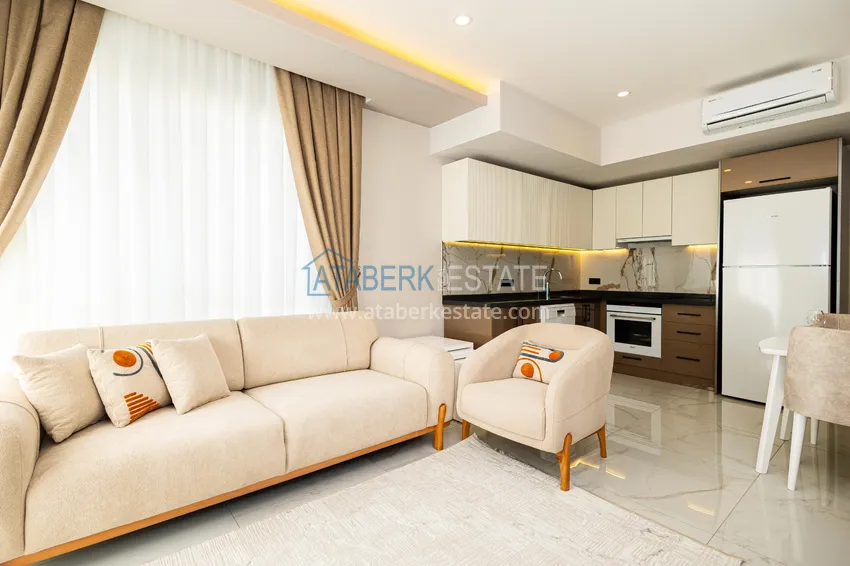 Kupuj  Apartament 1+1 z widokiem na twierdzę Kale — centrum Alanyi, nowy kompleks 4 