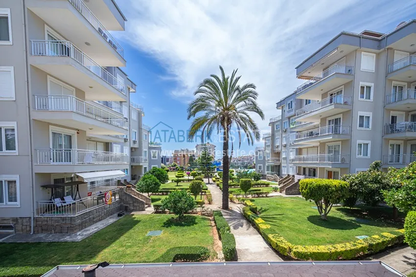 Apartament 2+1 z dużym tarasem w dzielnicy Cikcilli, Alanya — nieruchomość na zezwolenie na pobyt 12 