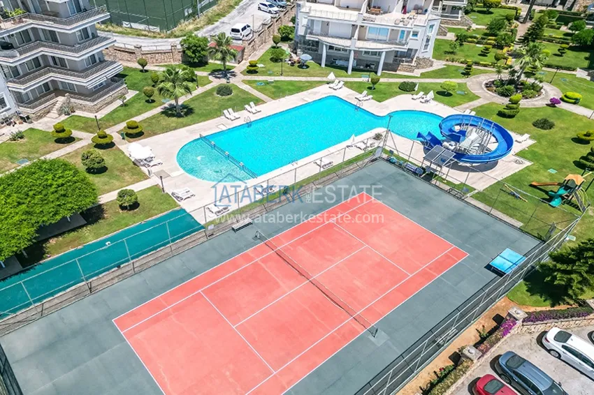 Apartament 2+1 z dużym tarasem w dzielnicy Cikcilli, Alanya — nieruchomość na zezwolenie na pobyt 16 