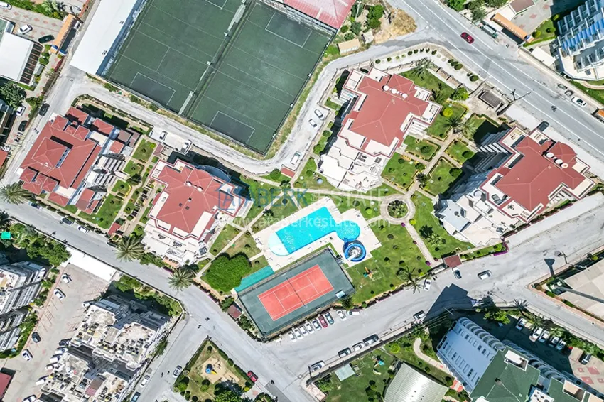 Apartament 2+1 z dużym tarasem w dzielnicy Cikcilli, Alanya — nieruchomość na zezwolenie na pobyt 17 