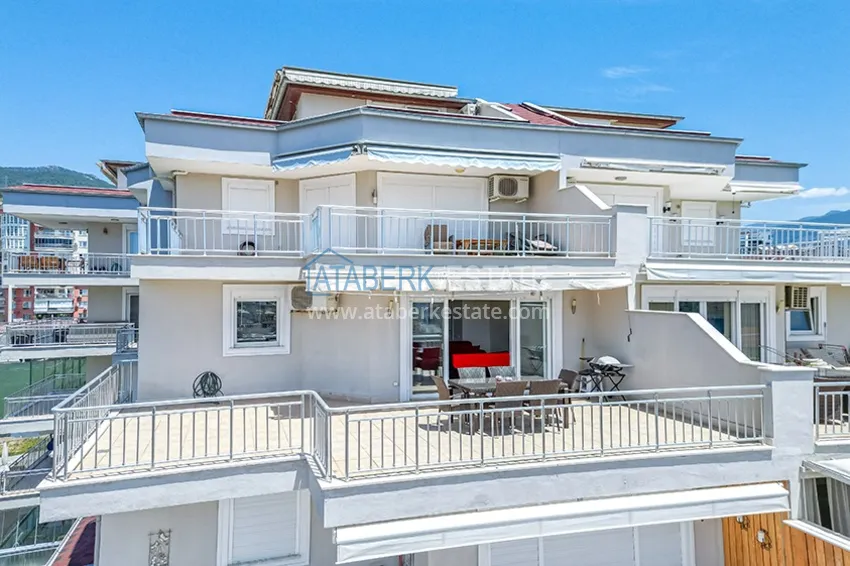 Apartament 2+1 z dużym tarasem w dzielnicy Cikcilli, Alanya — nieruchomość na zezwolenie na pobyt 4 