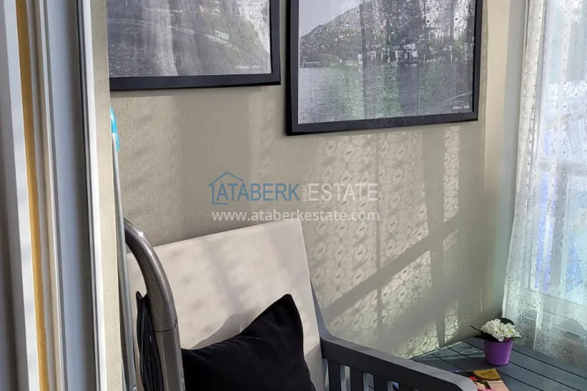 Kupuj  Kompaktowy apartament pod klucz z przeszklonym balkonem 400 metrów od morza - Alanya, dzielnica Oba 12 