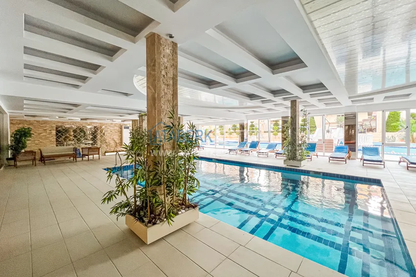 Apartament 1+1 z meblami i widokiem na morze w luksusowym kompleksie — Alanya, dzielnica Mahmutlar  14 