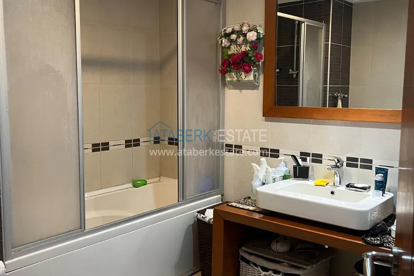 Kupuj  Linear 3+1 apartament w luksusowym kompleksie przy plaży — Centrum Alanya 13 