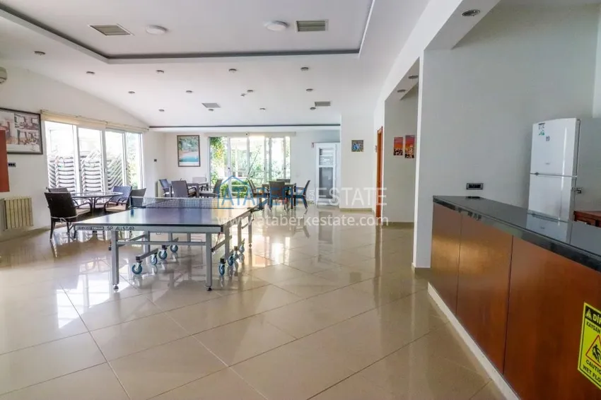 Linear 3+1 apartament w luksusowym kompleksie przy plaży — Centrum Alanya 19 