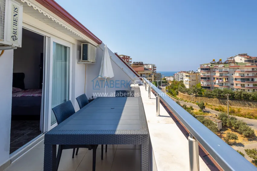 Kupuj  Umeblowany penthouse 2+1 z meblami i widokiem na morze — Avsallar, Alanya 15 