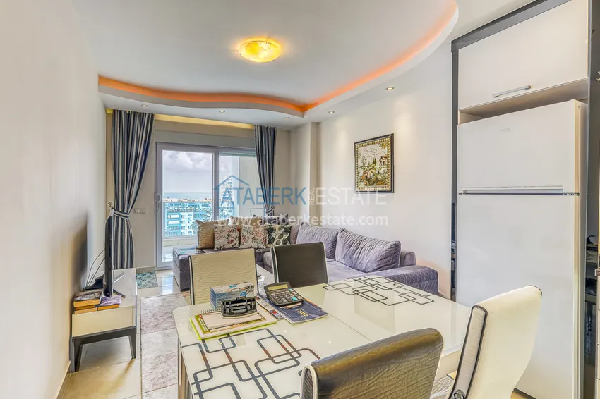 Kupuj  Apartament 1+1 z meblami i widokiem na morze w luksusowym kompleksie — Alanya, dzielnica Mahmutlar  6 