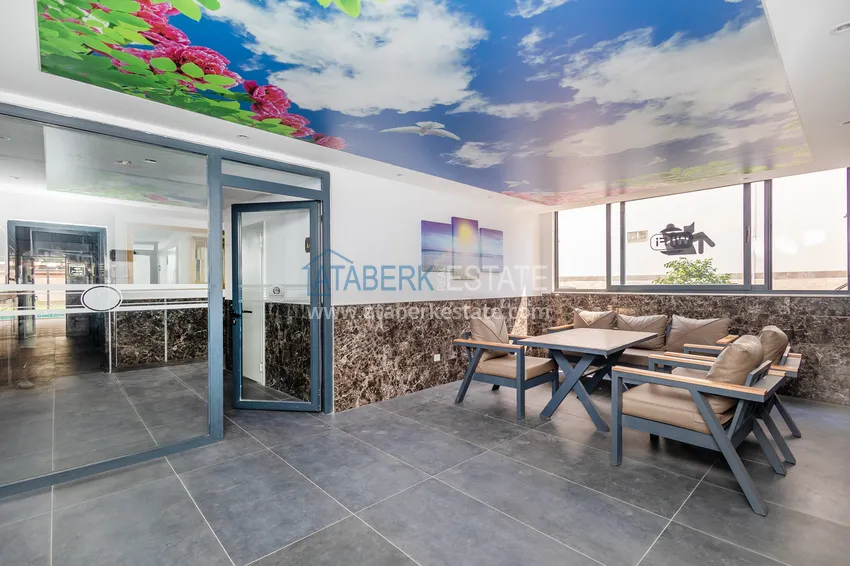 Umeblowany penthouse 2+1 z meblami i widokiem na morze — Avsallar, Alanya 7 