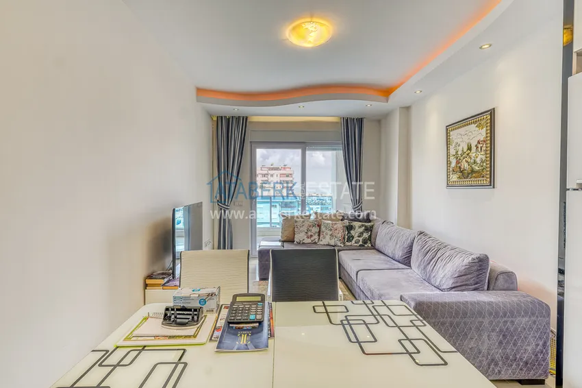 Kupuj  Apartament 1+1 z meblami i widokiem na morze w luksusowym kompleksie — Alanya, dzielnica Mahmutlar  7 