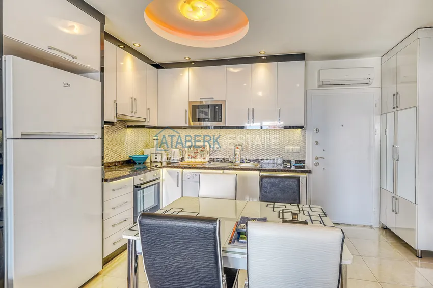Kupuj  Apartament 1+1 z meblami i widokiem na morze w luksusowym kompleksie — Alanya, dzielnica Mahmutlar  8 