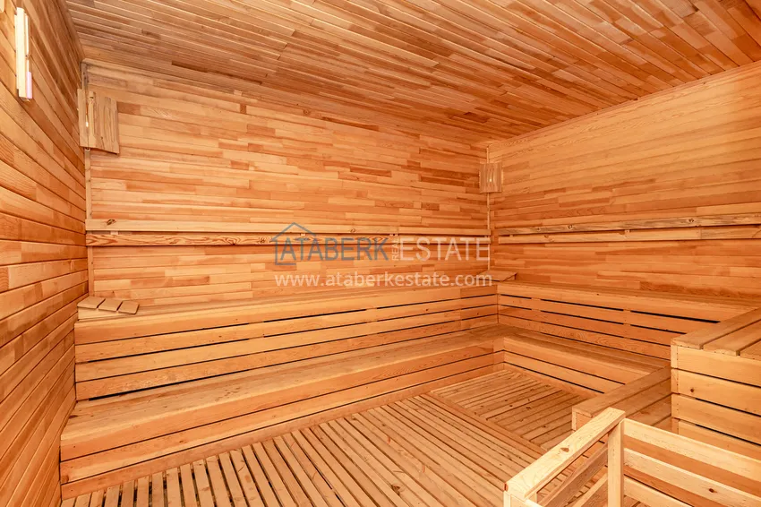 Umeblowany penthouse 2+1 z meblami i widokiem na morze — Avsallar, Alanya 9 