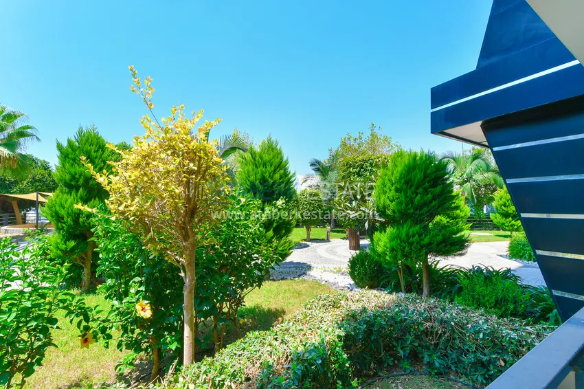 Kupuj  Duplex z dostępem do ogrodu, meble w kompleksie premium — dzielnica Kargicak, Alanya 14 