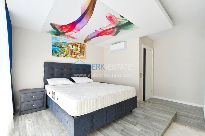 Kupuj  Duplex z dostępem do ogrodu, meble w kompleksie premium — dzielnica Kargicak, Alanya 20 