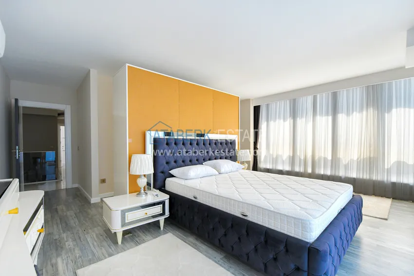 Kupuj  Duplex z dostępem do ogrodu, meble w kompleksie premium — dzielnica Kargicak, Alanya 28 