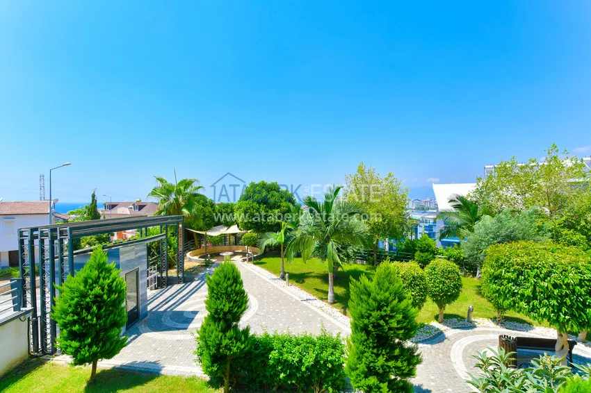 Kupuj  Duplex z dostępem do ogrodu, meble w kompleksie premium — dzielnica Kargicak, Alanya 35 