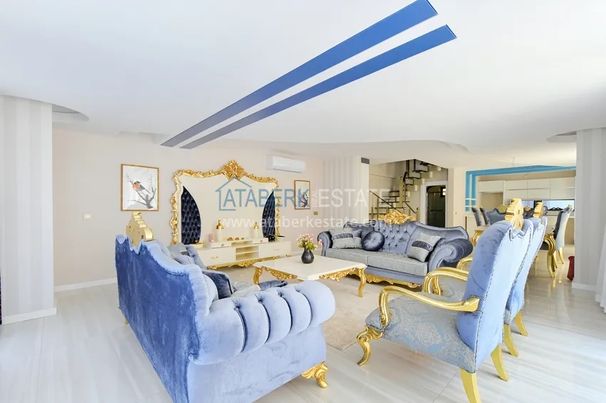 Kupuj  Duplex z dostępem do ogrodu, meble w kompleksie premium — dzielnica Kargicak, Alanya 4 