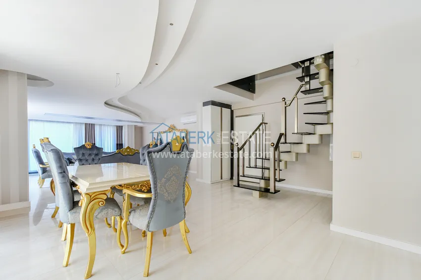 Kupuj  Duplex z dostępem do ogrodu, meble w kompleksie premium — dzielnica Kargicak, Alanya 8 