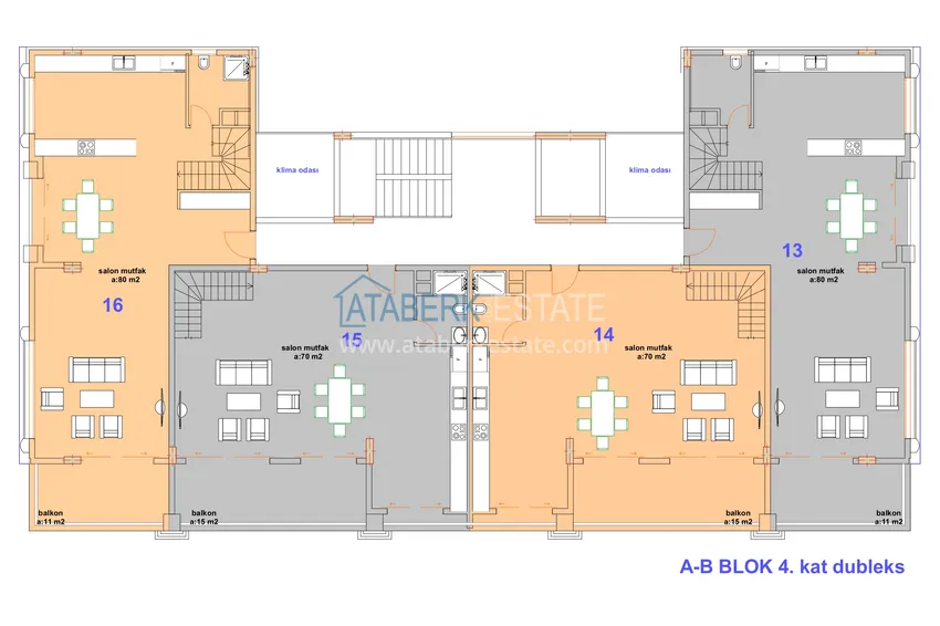 Kupuj taniej Dobrze wykończony dwupoziomowy penthouse z prawem do obywatelstwa - Kargicak, Alanya 1 