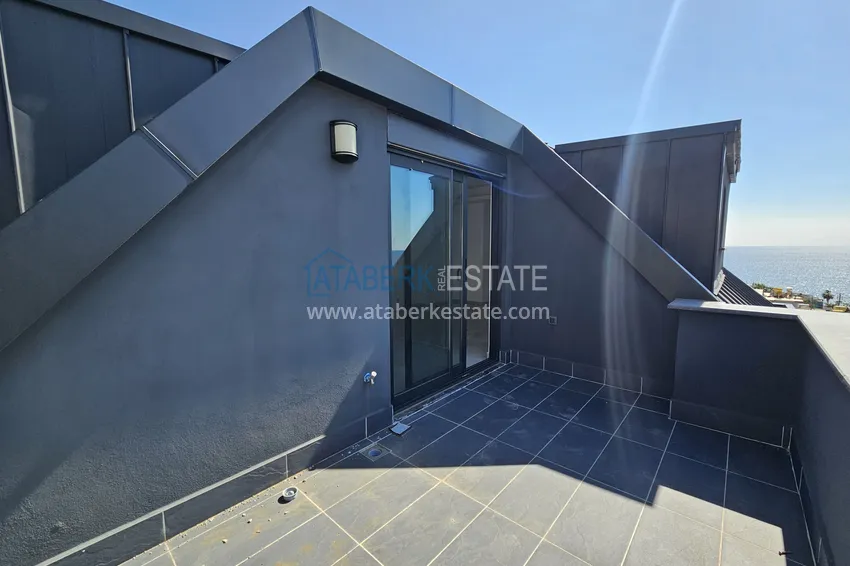 Kupuj  Panoramiczny dwupoziomowy penthouse w kompleksie butikowym - centrum Alanyi, plaża Kleopatra 21 