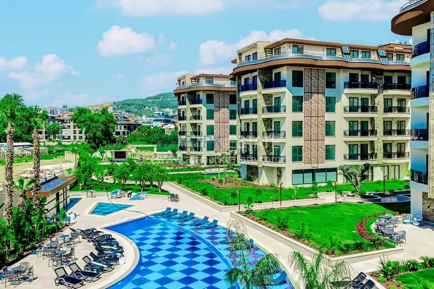 Nowoczesny kompleks mieszkaniowy o dużym potencjale inwestycyjnym — Alanya, dzielnica Oba  2 