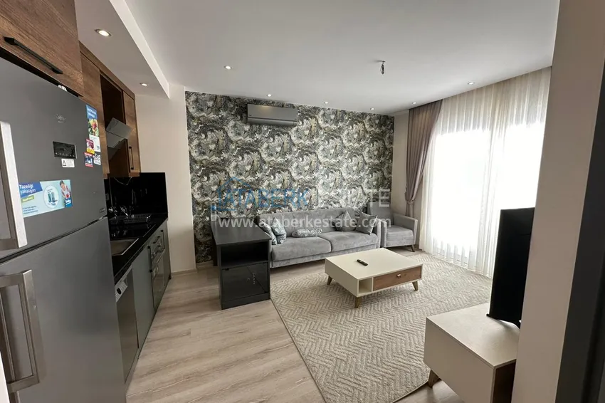 Kupuj Umeblowany apartament z jedną sypialnią w kompleksie z infrastrukturą hotelową — Alanya, Mahmutlar 3