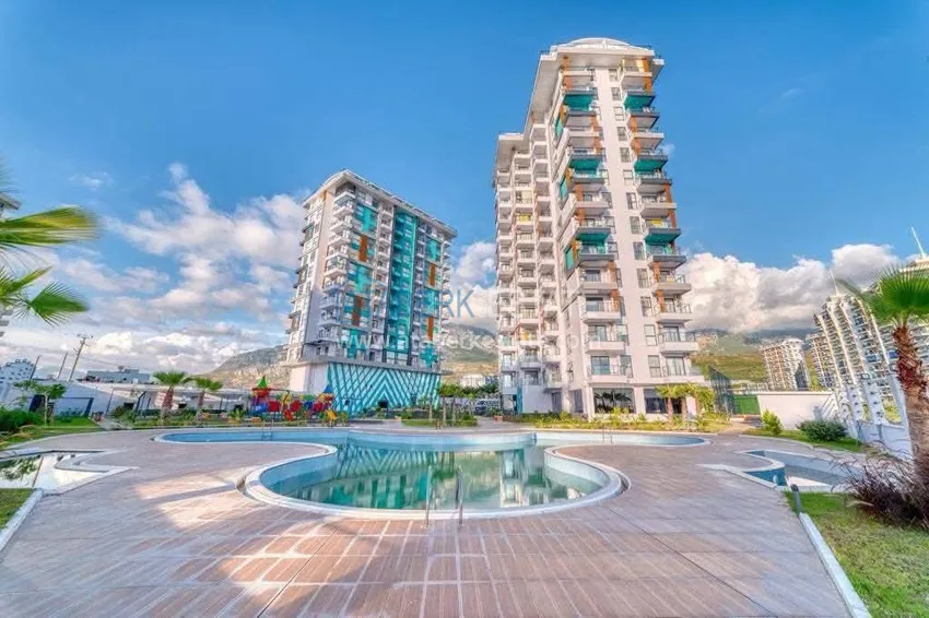 1+1 apartamenty w nowoczesnym kompleksie - dzielnica Mahmutlar, Alanya 1 